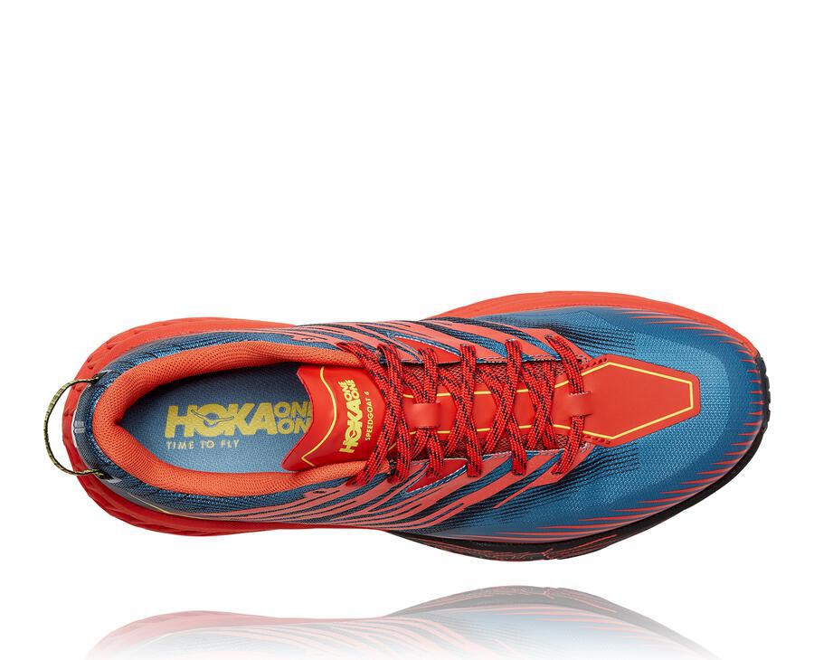 Hoka One One Trail Schoenen Heren - Speedgoat 4 - Rood - KC9635470